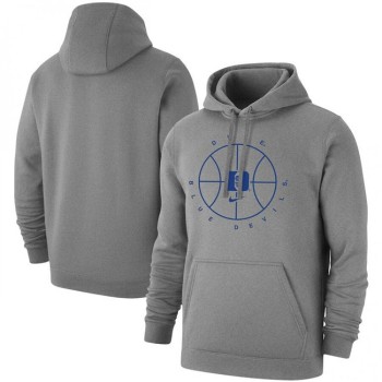 Men's Duke Blue Devils Grey Basketball Icon Club Fleece Pullover Hoodie Men's Duke Blue Devils Grey Basketball Icon Club Fleece Pullover Hoodie