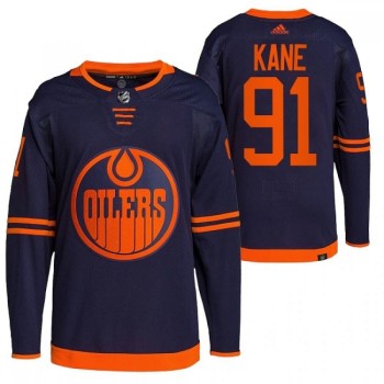Men's Edmonton Oilers #91 Evander Kane Navy Stitched Jersey Men's Edmonton Oilers #91 Evander Kane Navy Stitched Jersey