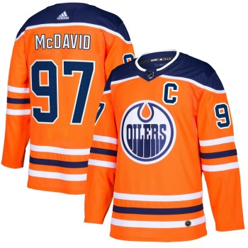 Men's Edmonton Oilers #97 Connor McDavid Orange Stitched NHL Jersey Men's Edmonton Oilers #97 Connor McDavid Orange Stitched NHL Jersey