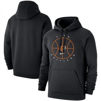 Men's Florida A&M Rattlers Black Basketball Icon Club Fleece Pullover Hoodie Men's Florida A&M Rattlers Black Basketball Icon Club Fleece Pullover Hoodie