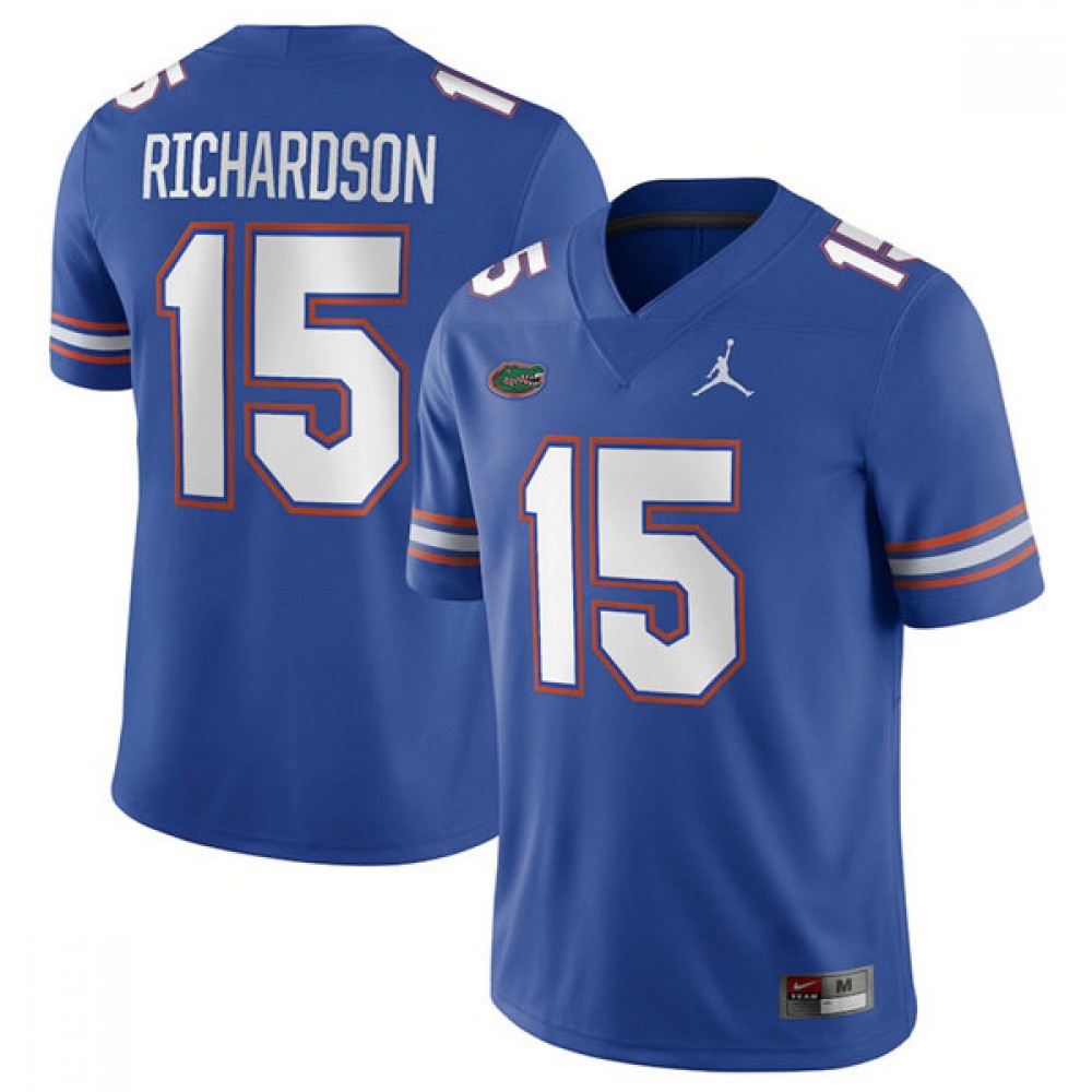 Men's Florida Gators #15 Anthony Richardson Royal Stitched Jersey