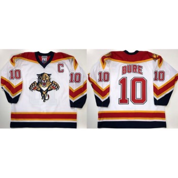 Men's Florida Panthers #10 Pavel Bure White Stitched Jersey Men's Florida Panthers #10 Pavel Bure White Stitched Jersey