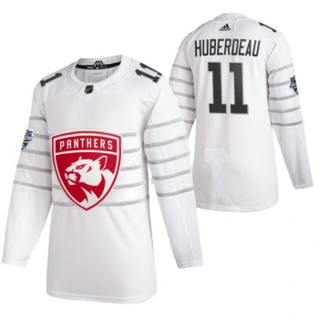 Men's Florida Panthers #11 Jonathan Huberdeau 2020 White Stitched NHL Jersey Men's Florida Panthers #11 Jonathan Huberdeau 2020 White Stitched NHL Jersey