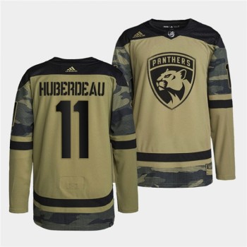 Men's Florida Panthers #11 Jonathan Huberdeau 2022 Camo Military Appreciation Night Stitched Jersey Men's Florida Panthers #11 Jonathan Huberdeau 2022 Camo Military Appreciation Night Stitched Jersey