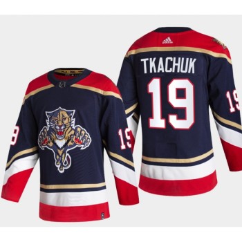 Men's Florida Panthers #19 Matthew Tkachuk 2022 Navy Reverse Retro Stitched Jersey Men's Florida Panthers #19 Matthew Tkachuk 2022 Navy Reverse Retro Stitched Jersey