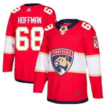 Men's Florida Panthers #68 Mike Hoffman Red Stitched NHL Jersey Men's Florida Panthers #68 Mike Hoffman Red Stitched NHL Jersey