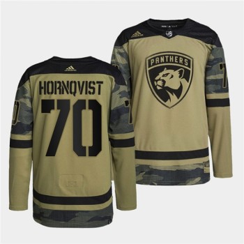 Men's Florida Panthers #70 Patric Hornqvist 2022 Camo Military Appreciation Night Stitched Jersey Men's Florida Panthers #70 Patric Hornqvist 2022 Camo Military Appreciation Night Stitched Jersey