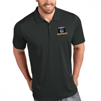 Men's Golden State Warriors 2021-2022 Charcoal NBA Finals Champions Tribute Polo Men's Golden State Warriors 2021-2022 Charcoal NBA Finals Champions Tribute Polo