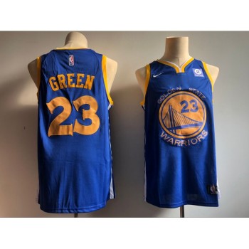 Men's Golden State Warriors #23 Draymond Green Blue Icon Edition Swingman Stitched NBA Jersey Men's Golden State Warriors #23 Draymond Green Blue Icon Edition Swingman Stitched NBA Jersey