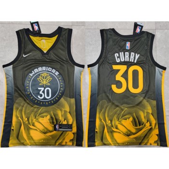 Men's Golden State Warriors #30 Stephen Curry 2022/2023 Black City edition Stitched Basketball Jersey Men's Golden State Warriors #30 Stephen Curry 2022/2023 Black City edition Stitched Basketball Jersey