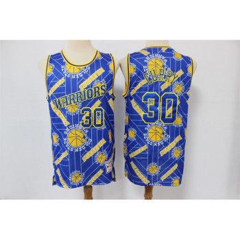 Men's Golden State Warriors #30 Stephen Curry Blue Tear Up Pack Hardwood Classics Swingman Jersey Men's Golden State Warriors #30 Stephen Curry Blue Tear Up Pack Hardwood Classics Swingman Jersey