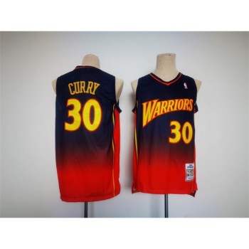 Men's Golden State Warriors #30 Stephen Curry Navy/Red Throwback Stitched Jersey Men's Golden State Warriors #30 Stephen Curry Navy/Red Throwback Stitched Jersey