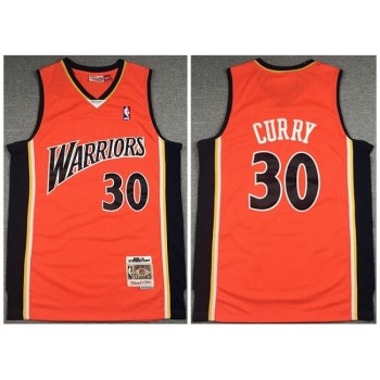 Men's Golden State Warriors #30 Stephen Curry Orange 2009-10 Throwback Stitched Jersey Men's Golden State Warriors #30 Stephen Curry Orange 2009-10 Throwback Stitched Jersey