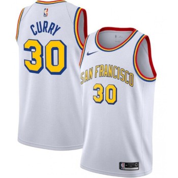 Men's Golden State Warriors #30 Stephen Curry White San Francisco Classic Edition Stitched Jersey Men's Golden State Warriors #30 Stephen Curry White San Francisco Classic Edition Stitched Jersey