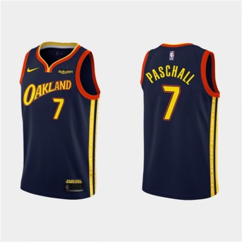 Men's Golden State Warriors #7 Eric Paschall 2020-21 Navy City Edition Stitched NBA Jersey Men's Golden State Warriors #7 Eric Paschall 2020-21 Navy City Edition Stitched NBA Jersey