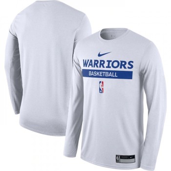 Men's Golden State Warriors White 2022/23 Legend On-Court Practice Performance Long Sleeve T-Shirt Men's Golden State Warriors White 2022/23 Legend On-Court Practice Performance Long Sleeve T-Shirt