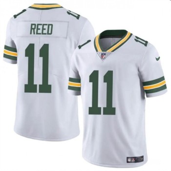 Men's Green Bay Packers #11 Jayden Reed White Vapor Untouchable Stitched Jersey Men's Green Bay Packers #11 Jayden Reed White Vapor Untouchable Stitched Jersey