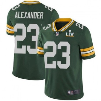 Men's Green Bay Packers #23 Jaire Alexander Green 2021 Super Bowl LV Stitched NFL Jersey Men's Green Bay Packers #23 Jaire Alexander Green 2021 Super Bowl LV Stitched NFL Jersey