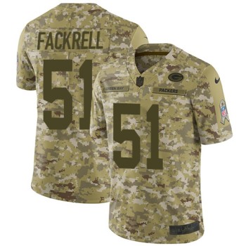 Men's Green Bay Packers #51 Kyler Fackrell Camo Salute to Service Limited Stitched NFL Jersey Men's Green Bay Packers #51 Kyler Fackrell Camo Salute to Service Limited Stitched NFL Jersey