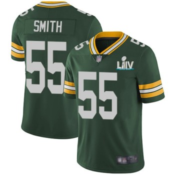 Men's Green Bay Packers #55 Za'Darius Smith Green Super Bowl LIV Vapor Untouchable Stitched NFL Limited Jersey Men's Green Bay Packers #55 Za'Darius Smith Green Super Bowl LIV Vapor Untouchable Stitched NFL Limited Jersey