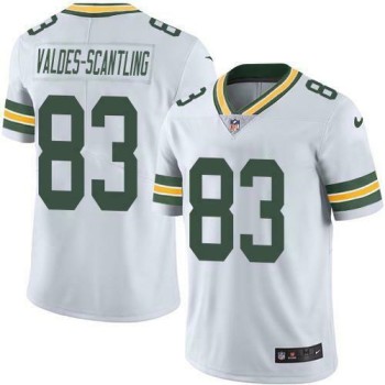 Men's Green Bay Packers #83 Marquez Valdes-Scantling White Vapor Untouchable Limited Stitched Jersey Men's Green Bay Packers #83 Marquez Valdes-Scantling White Vapor Untouchable Limited Stitched Jersey
