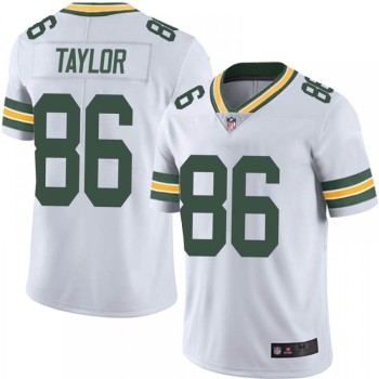 Men's Green Bay Packers #86 Malik Taylor White Vapor Untouchable Limited Stitched Jersey Men's Green Bay Packers #86 Malik Taylor White Vapor Untouchable Limited Stitched Jersey