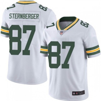 Men's Green Bay Packers #87 Jace Sternberger White Vapor Untouchable Limited Stitched Jersey Men's Green Bay Packers #87 Jace Sternberger White Vapor Untouchable Limited Stitched Jersey