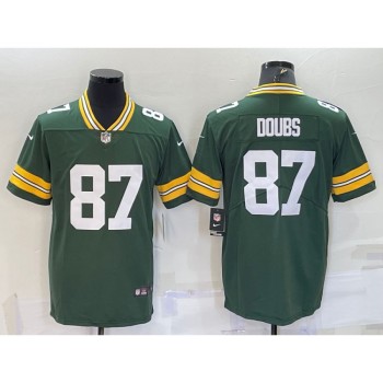 Men's Green Bay Packers #87 Romeo Doubs Green Vapor Untouchable Limited Stitched Jersey Men's Green Bay Packers #87 Romeo Doubs Green Vapor Untouchable Limited Stitched Jersey