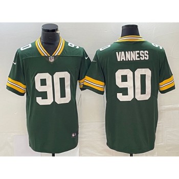 Men's Green Bay Packers #90 Lukas Van Ness Green Vapor Untouchable Limited Stitched Jersey Men's Green Bay Packers #90 Lukas Van Ness Green Vapor Untouchable Limited Stitched Jersey