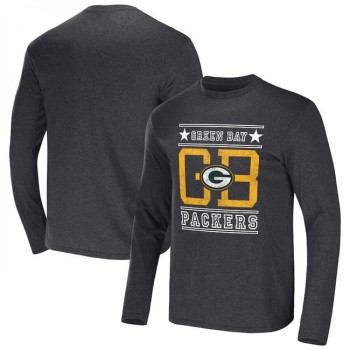 Men's Green Bay Packers Heathered Charcoal x Darius Rucker Collection Long Sleeve T-Shirt Men's Green Bay Packers Heathered Charcoal x Darius Rucker Collection Long Sleeve T-Shirt