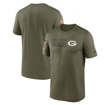 Men's Green Bay Packers Olive 2022 Salute to Service Legend Team T-Shirt Men's Green Bay Packers Olive 2022 Salute to Service Legend Team T-Shirt