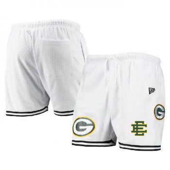 Men's Green Bay Packers Pro White/Green Shorts Men's Green Bay Packers Pro White/Green Shorts