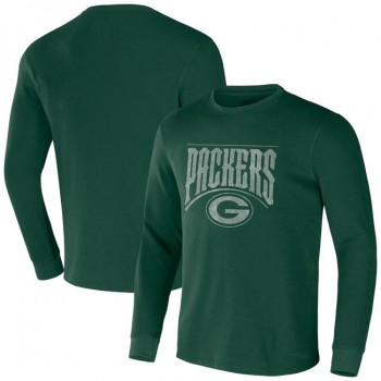 Men's Green Bay Packers X Darius Rucker Collection Green Long Sleeve Thermal T-Shirt Men's Green Bay Packers X Darius Rucker Collection Green Long Sleeve Thermal T-Shirt