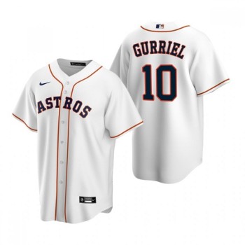 Men's Houston Astros #10 Yuli Gurriel White Cool Base Stitched Jersey Men's Houston Astros #10 Yuli Gurriel White Cool Base Stitched Jersey