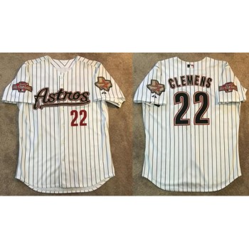 Men's Houston Astros #22 Roger Clemens White 2004 All Star Cool Base Stitched Baseball Jersey Men's Houston Astros #22 Roger Clemens White 2004 All Star Cool Base Stitched Baseball Jersey