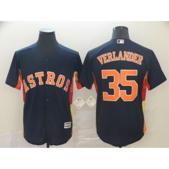 Men's Houston Astros #35 Justin Verlander Navy Cool Base Stitched MLB Jersey Men's Houston Astros #35 Justin Verlander Navy Cool Base Stitched MLB Jersey