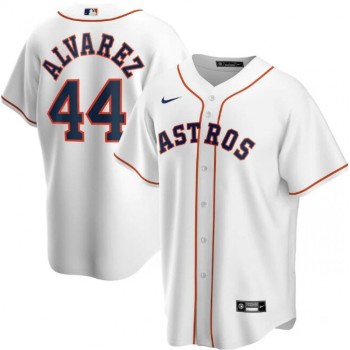 Men's Houston Astros #44 Yordan Alvarez White Cool Base Stitched Jersey Men's Houston Astros #44 Yordan Alvarez White Cool Base Stitched Jersey