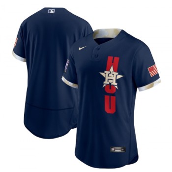 Men's Houston Astros Blank 2021 Navy All-Star Flex Base Stitched MLB Jersey Men's Houston Astros Blank 2021 Navy All-Star Flex Base Stitched MLB Jersey