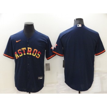 Men's Houston Astros Blank 2022 Navy Cool Base Stitched Jersey Men's Houston Astros Blank 2022 Navy Cool Base Stitched Jersey