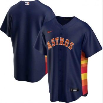 Men's Houston Astros Blank Navy Cool Base Stitched Jersey Men's Houston Astros Blank Navy Cool Base Stitched Jersey
