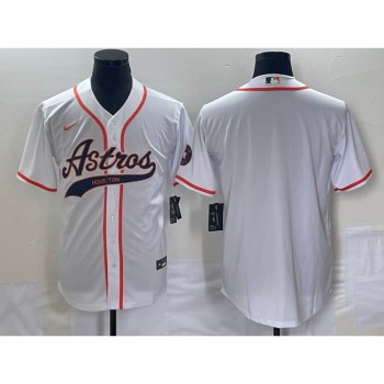 Men's Houston Astros Blank White Cool Base Stitched Baseball Jersey Men's Houston Astros Blank White Cool Base Stitched Baseball Jersey