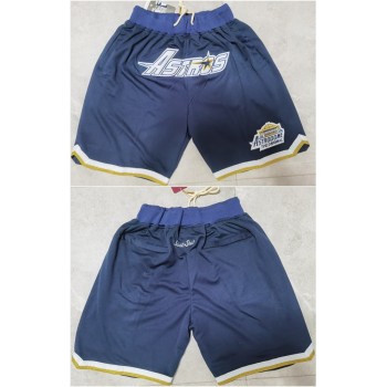 Men's Houston Astros Navy Shorts (Run Small) Men's Houston Astros Navy Shorts (Run Small)