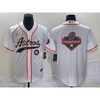 Men's Houston Astros White Team Big Logo With Patch Cool Base Stitched Baseball Jersey Men's Houston Astros White Team Big Logo With Patch Cool Base Stitched Baseball Jersey