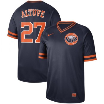 Men's Houston Astros #27 Jose Altuve  Men's Houston Astros #27 Jose Altuve