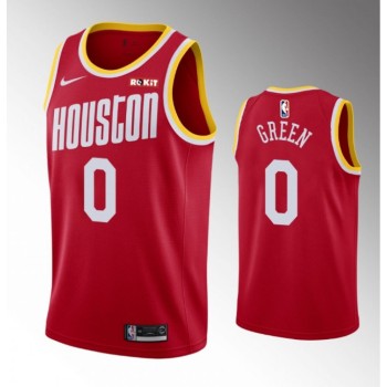 Men's Houston Rockets #0 #0 Jalen Green Red Classic Edition Stitched Jersey Men's Houston Rockets #0 #0 Jalen Green Red Classic Edition Stitched Jersey