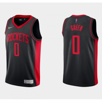 Men's Houston Rockets #0 Jalen Green Earned Edition Black Stitched Basketball Jersey Men's Houston Rockets #0 Jalen Green Earned Edition Black Stitched Basketball Jersey