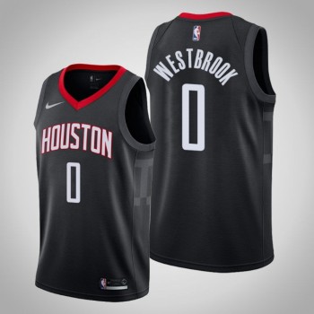 Men's Houston Rockets #0 Russell Westbrook Black Stitched NBA Jersey Men's Houston Rockets #0 Russell Westbrook Black Stitched NBA Jersey