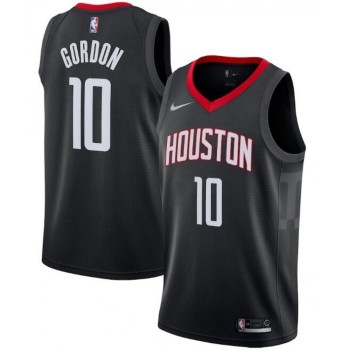 Men's Houston Rockets #10 Eric Gordon Black Statement Edition Swingman Stitched Jersey Men's Houston Rockets #10 Eric Gordon Black Statement Edition Swingman Stitched Jersey
