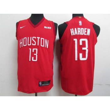 Men's Houston Rockets #13 James Harden Red 2019 Earned Edition Swingman Stitched NBA Jersey Men's Houston Rockets #13 James Harden Red 2019 Earned Edition Swingman Stitched NBA Jersey