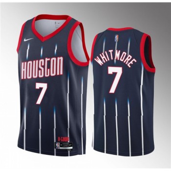 Men's Houston Rockets #7 Cam Whitmore Navy 2023 Draft Classic Edition Stitched Basketball Jersey Men's Houston Rockets #7 Cam Whitmore Navy 2023 Draft Classic Edition Stitched Basketball Jersey